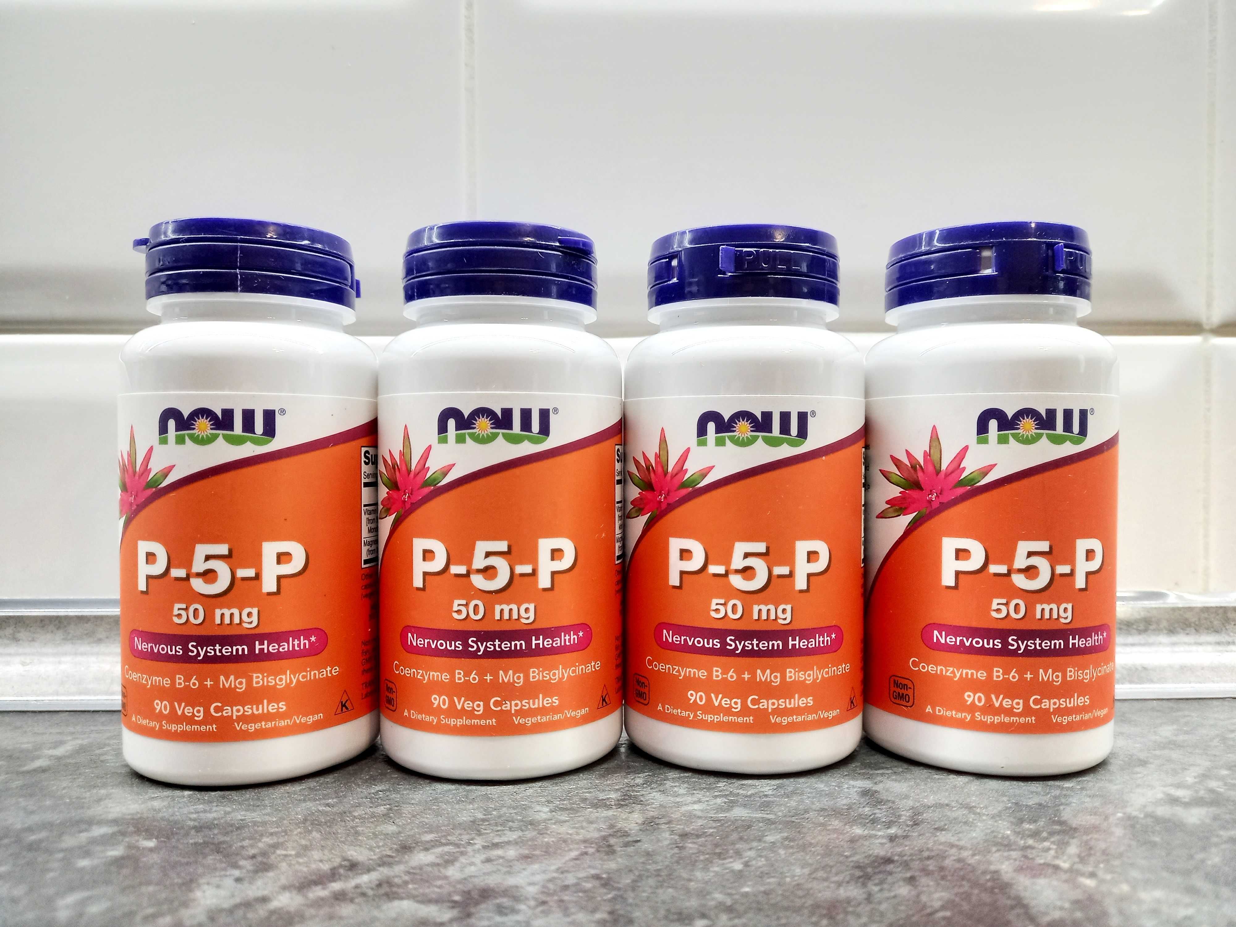 Now Foods, P-5-P 50 мг(90 капс.), магний В6, Р-5-Р, магній В6