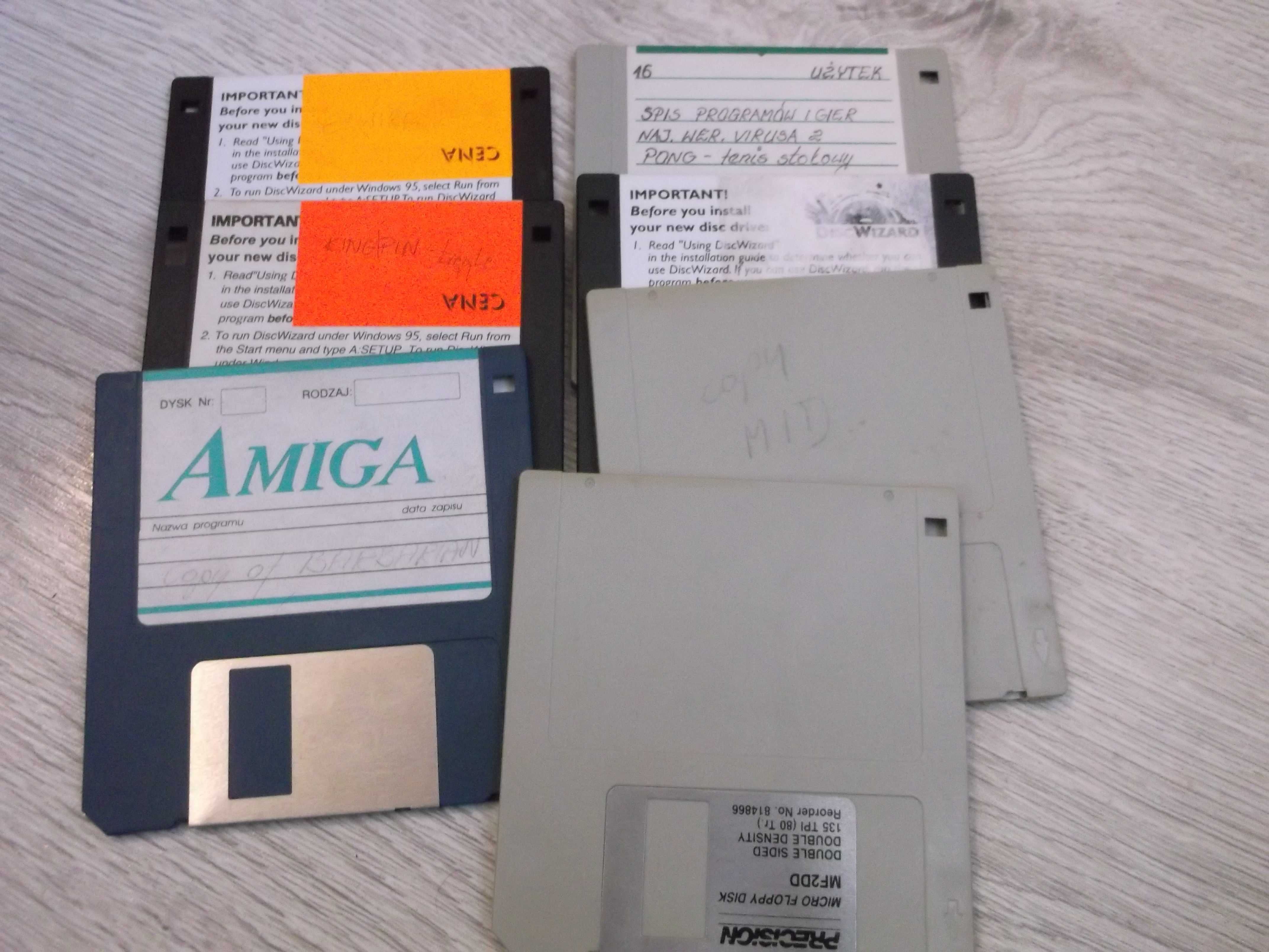 Dyskietki - gry, programy Amiga i inne do Amigi