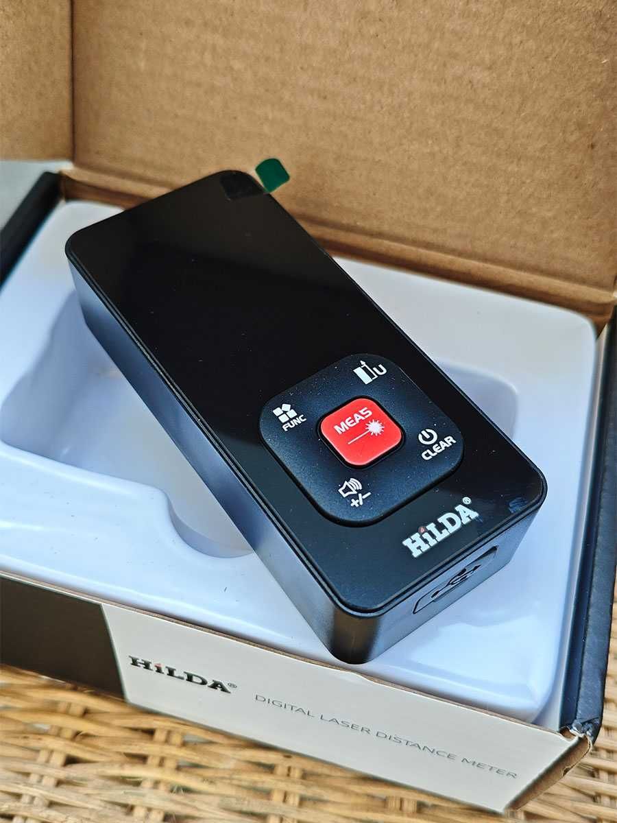 Лазерний далекомір HILDA LDM E50 CJ390 50 м, на акумуляторі