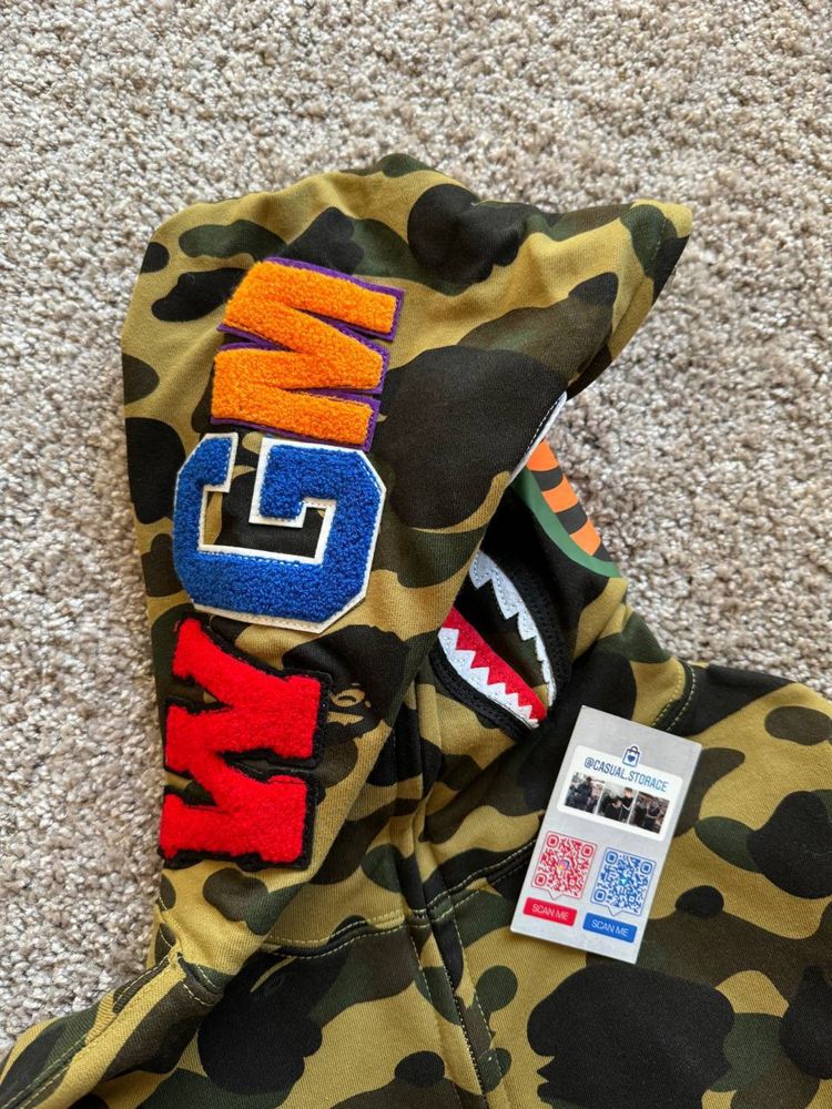 Зип худи Bape Shark (зипка бейп)