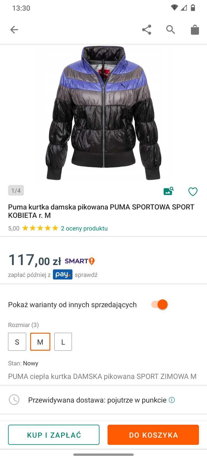 Nowa kurtka Puma