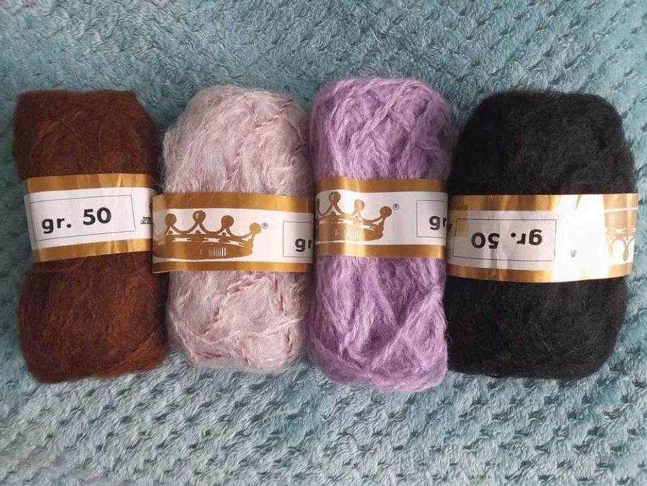 Włóczka moherowa 100 proc