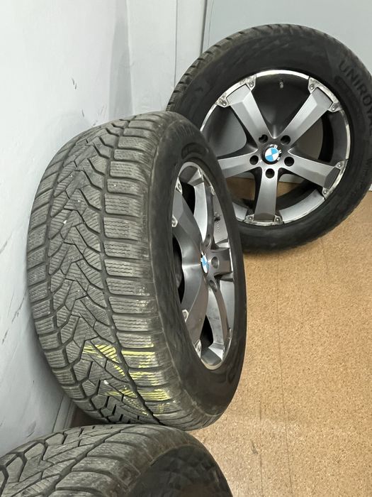 Koła zimowe 18" BMW X5 Ronal Uniroyal 255/55/18 + ŚRUBY + DYSTANSE