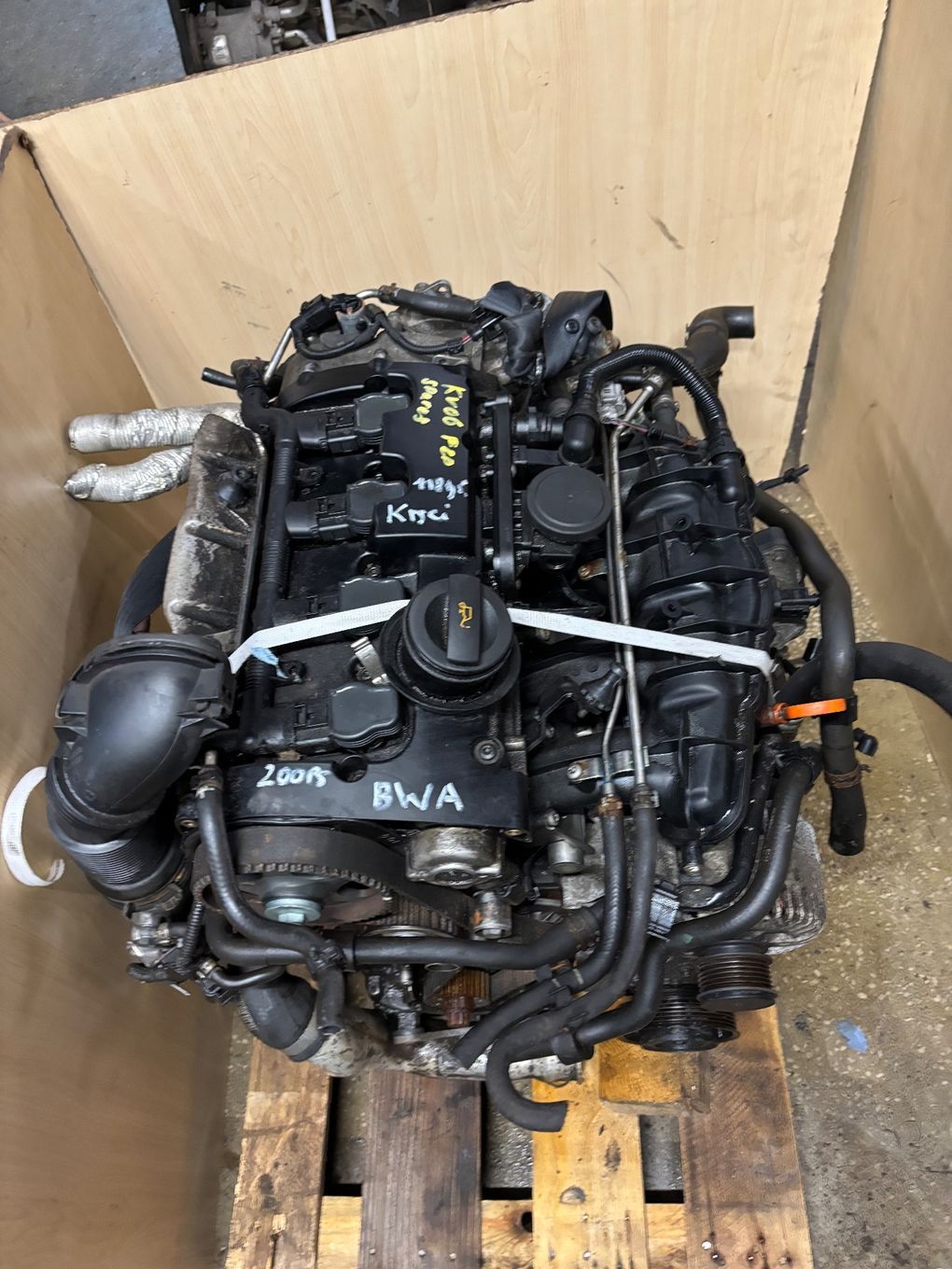 SILNIK KOMPLETNY  2.0 TFSI BWA AXX A3 LEON  OCTAVIA II SUPERB