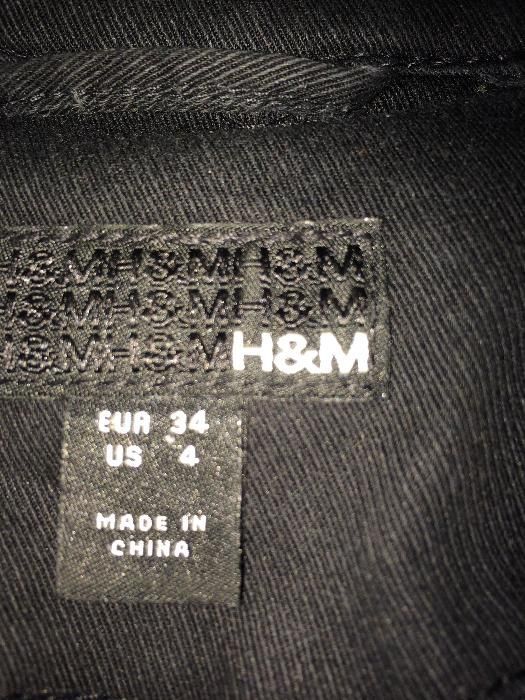 Czarna kurteczka na wiosne F-my H&M