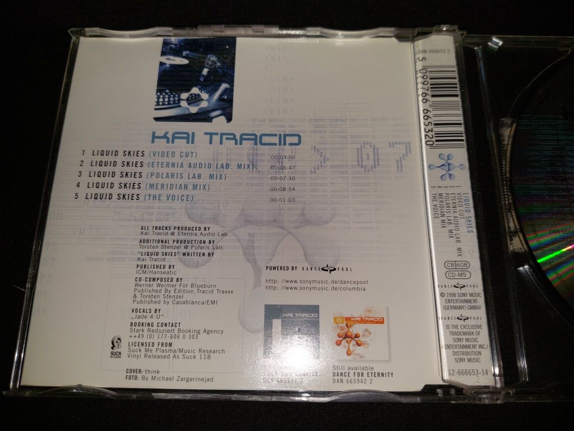 Kai Tracid Liquid Skies CD 1998