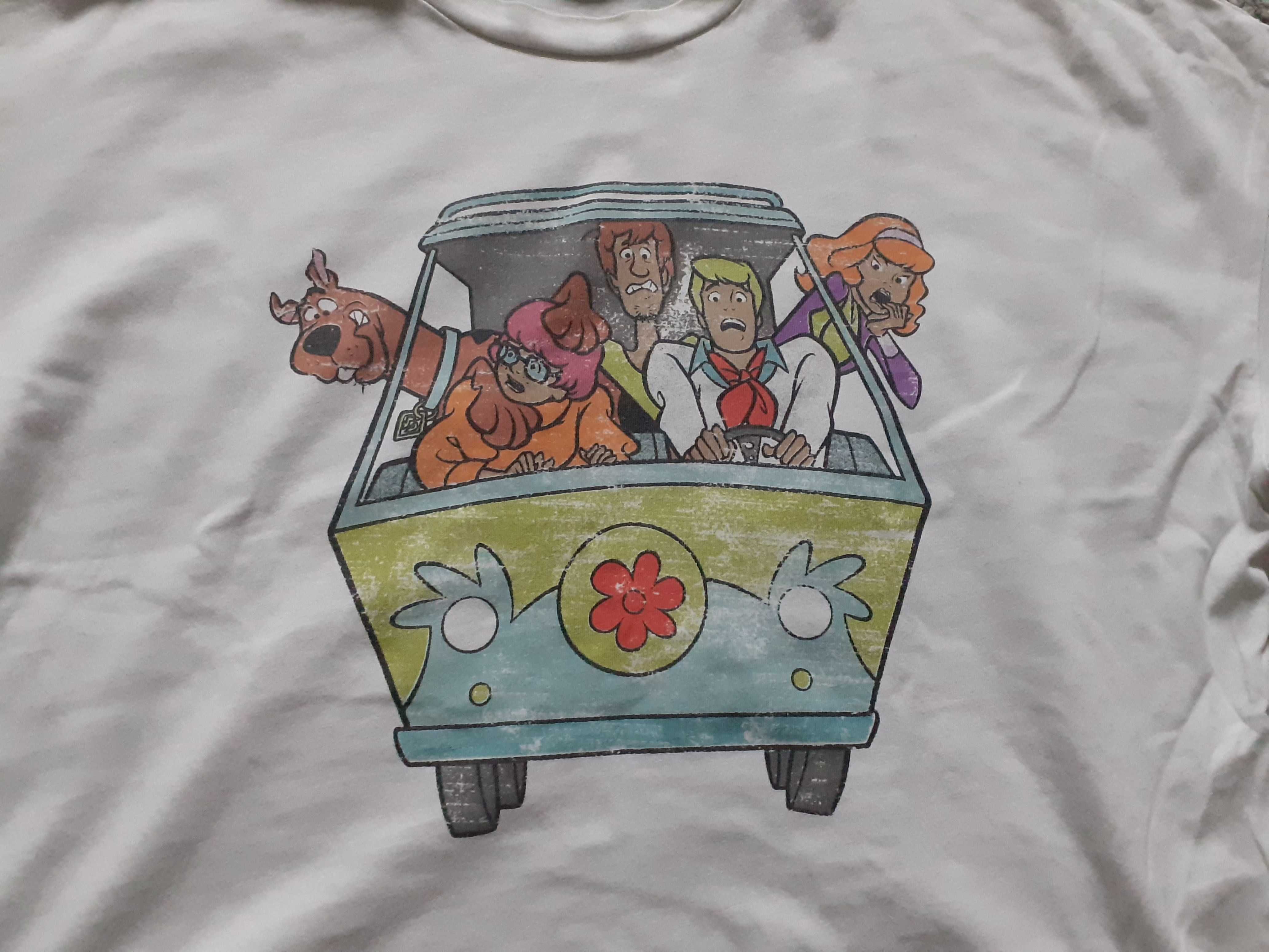 Biała koszulka Scooby Doo