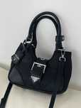 Женская сумка Prada Moon Re-Nylon mini bag кросс боди нейлон
