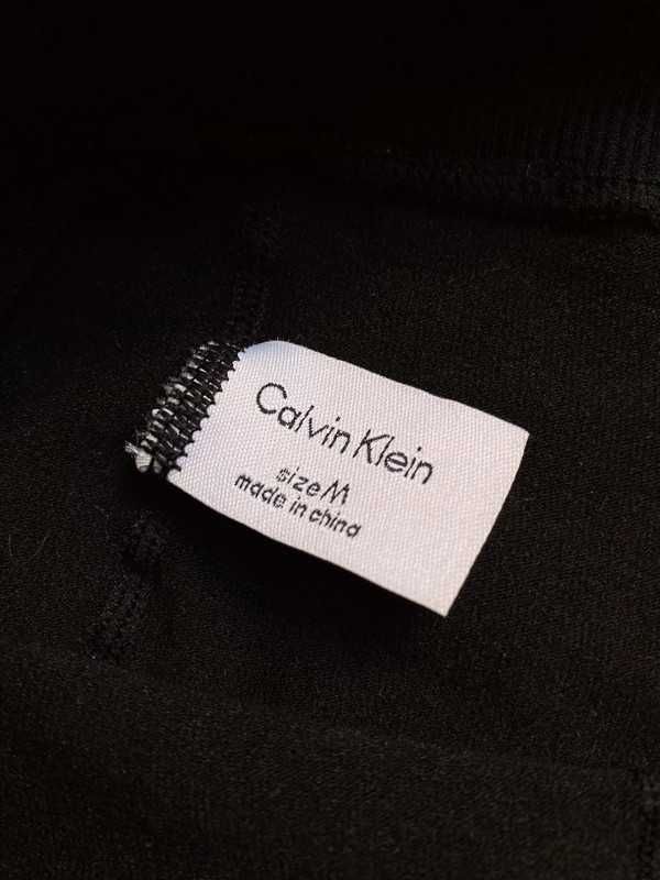 Czarne leginsy getry legginsy calvin klein rozmiar m z napisem