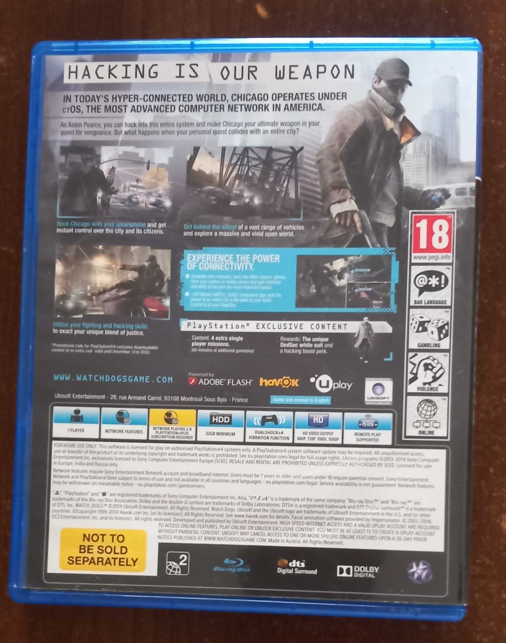 Watch dogs GRA na Ps4