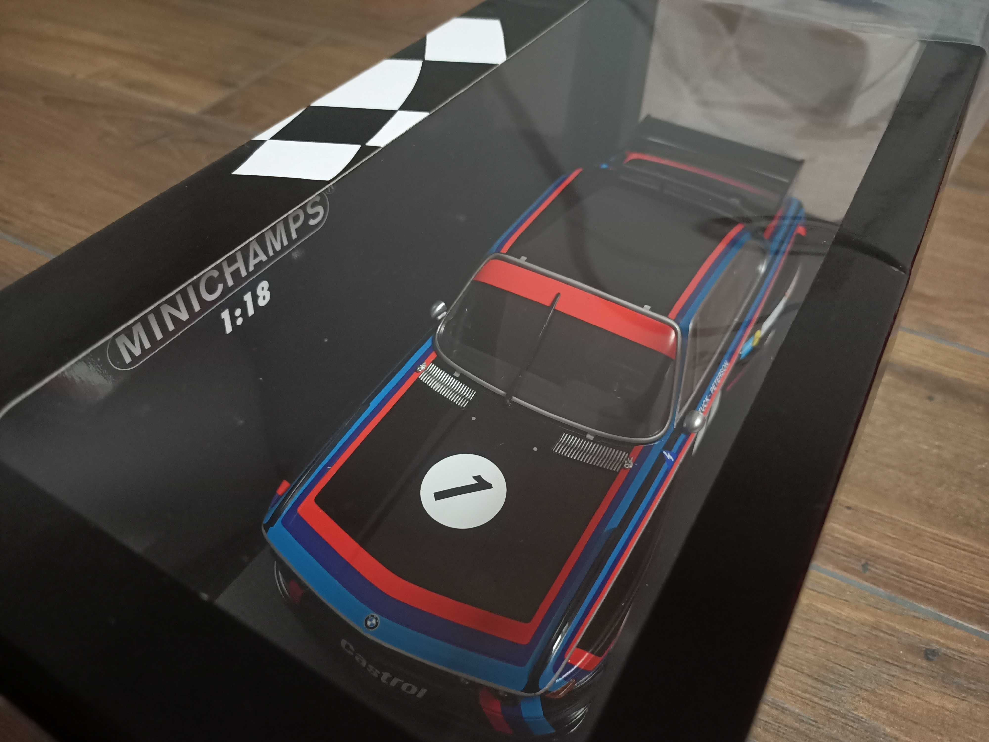 Model 1/18 Minichamps BMW 3.0 CSL BMW Motorsport Winner 1974 #1 1:18