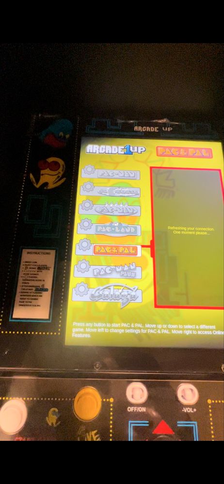 Gra PACMAN automat rozrywkowy