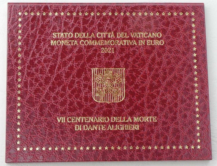 2 Euro Comemorativa - Vatican Vaticano 2021 - Dante