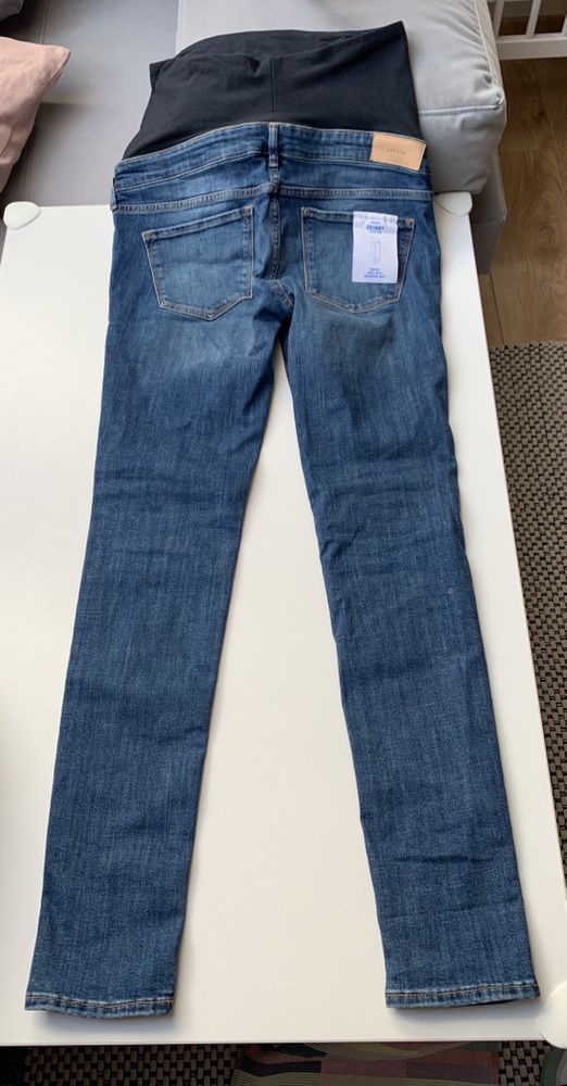 Nowe spodnie jeansy ciążowe H&M rozmiar 38 mama skinny jeans