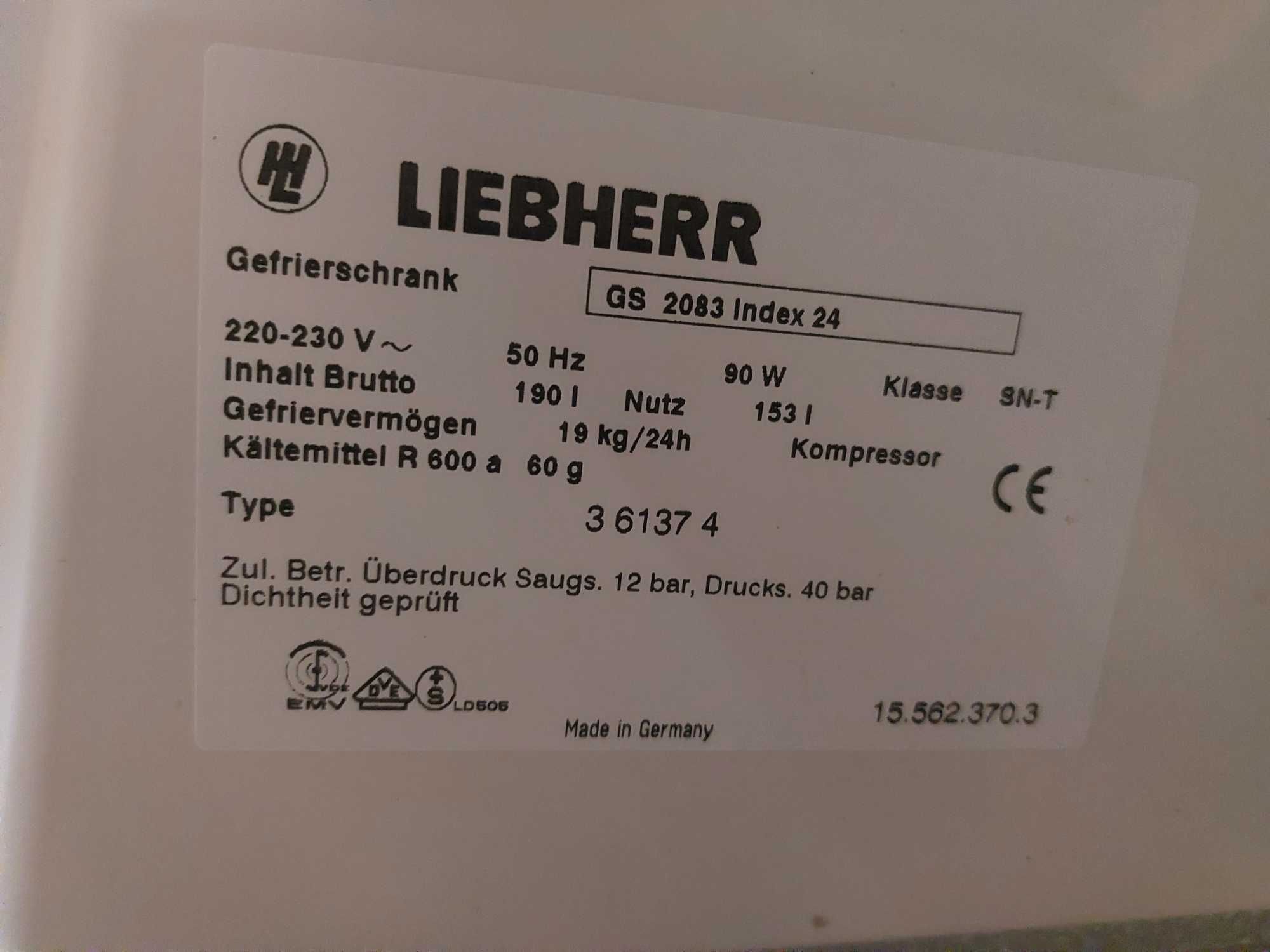 Морозильна камера Liebherr comfirt original