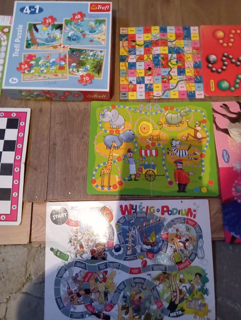 Puzzle i gry planszowe dla całej rodziny