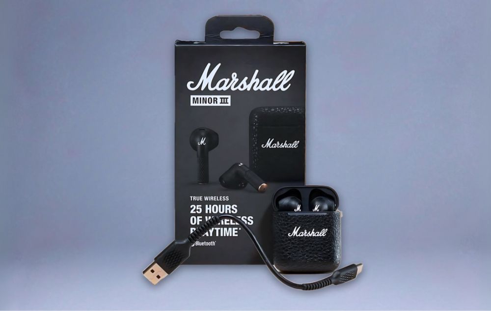 ПРЕМІУМ ДИЗАЙН, Marshall Minor 3, бездротові навушники
