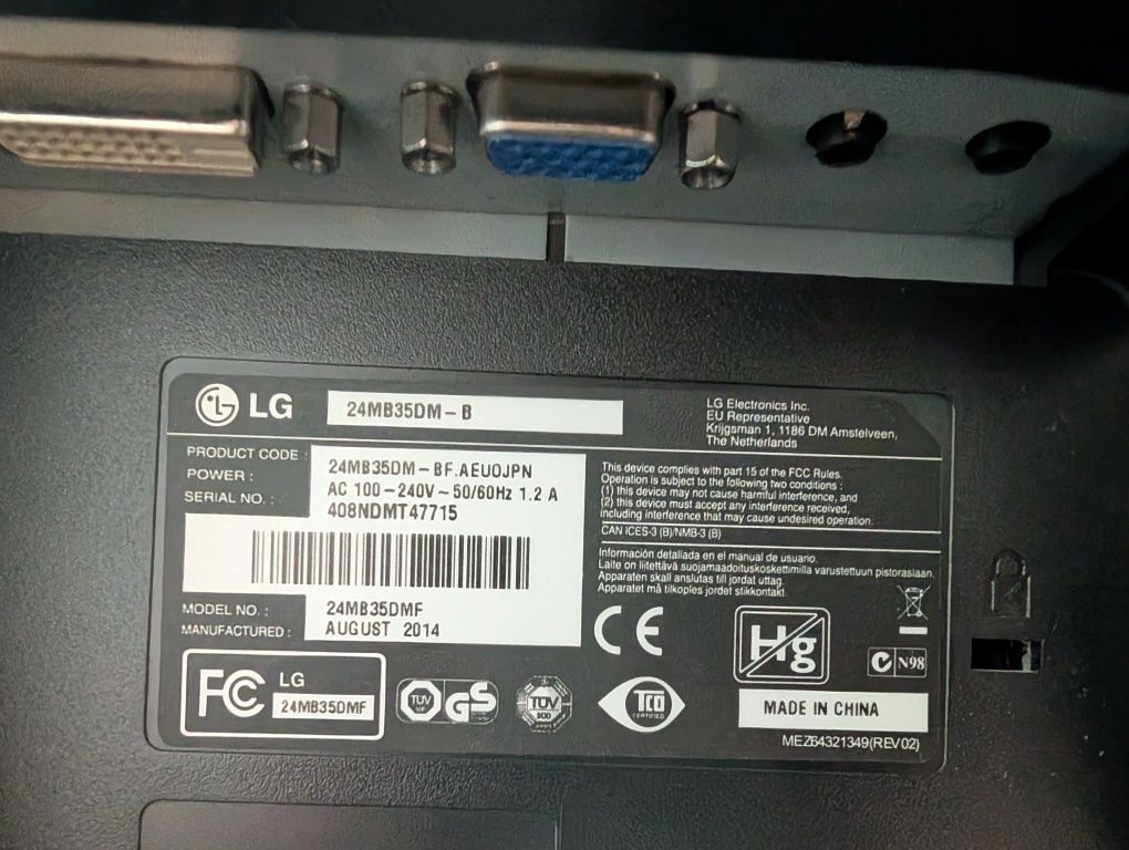 Monitor LG 24" IPS 1080p