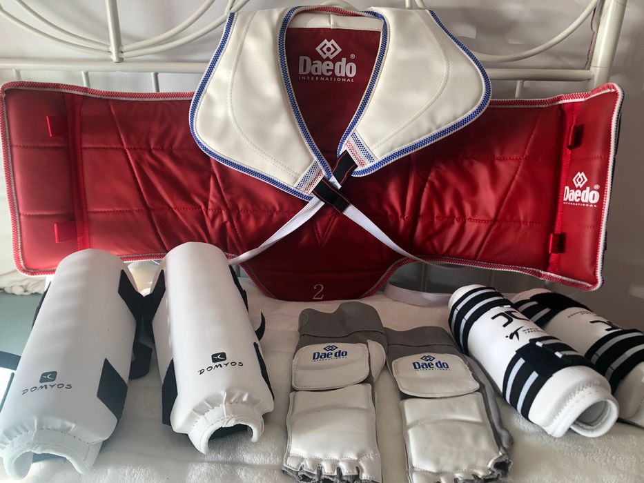 Equipamento de proteção de taekwondo