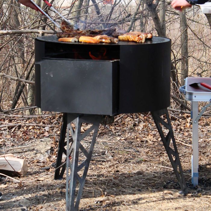 автоматична Реберня / Мангал-гриль Мангал для ребер / Реберня для дому