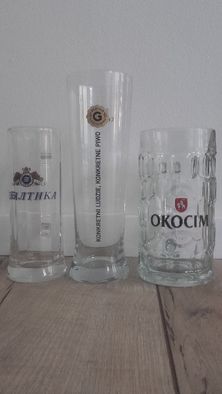 Szklanki kufle do piwa Żywiec Okocim Heineken Grolsch