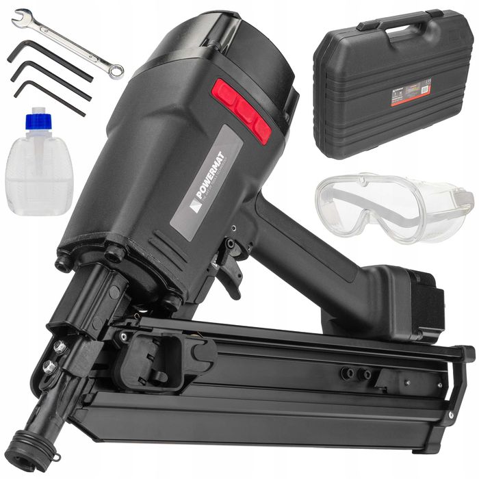 GWOŹDZIARKA pneumatyczna taśmowa 50-90m +WALIZKA PM-GP-80T PRO