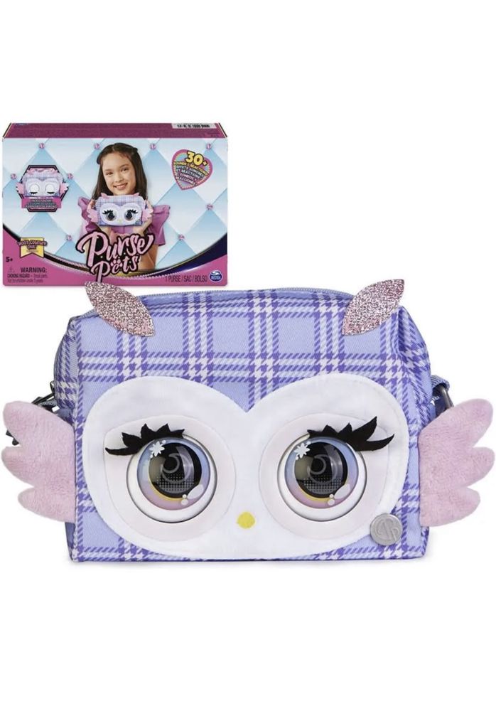Интерактивная сумочка Purse Pets Couture Owl. Дитяча сумочка