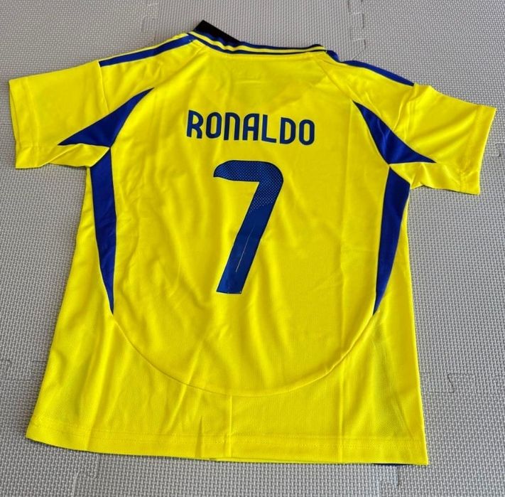 Komplet piłkarski koszulka Cristiano Ronaldo Al-Naasr rozmiar 134