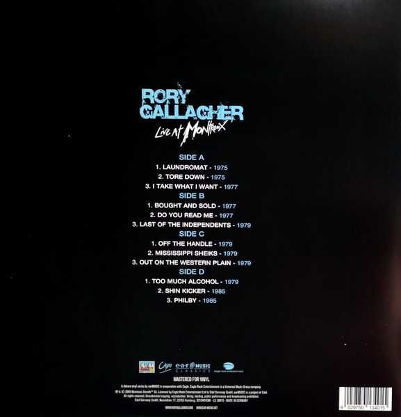 RORY GALLAGHER- LIVE AT MONTREUX- 2 LP-płyta nowa , zafoliowana