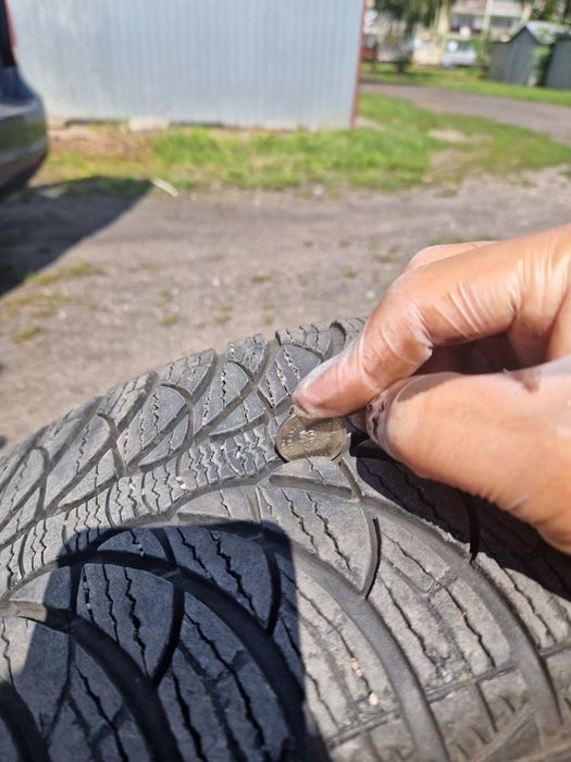 Felgi stalowe 16 VW 5x112 + opony zimowe