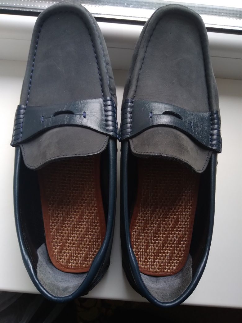 Мокасини Hugo Boss Mersedes,43-44 розмір, нубук