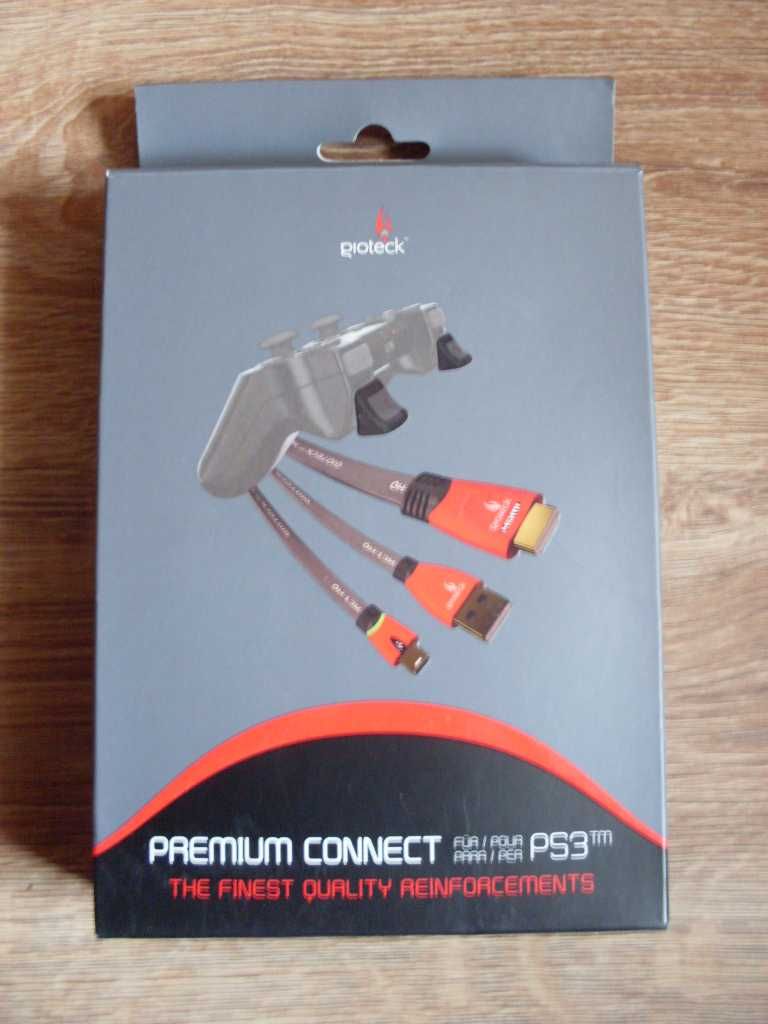 Gioteck premium connect do konsoli Playstation 3
Przewody HDMI i USB