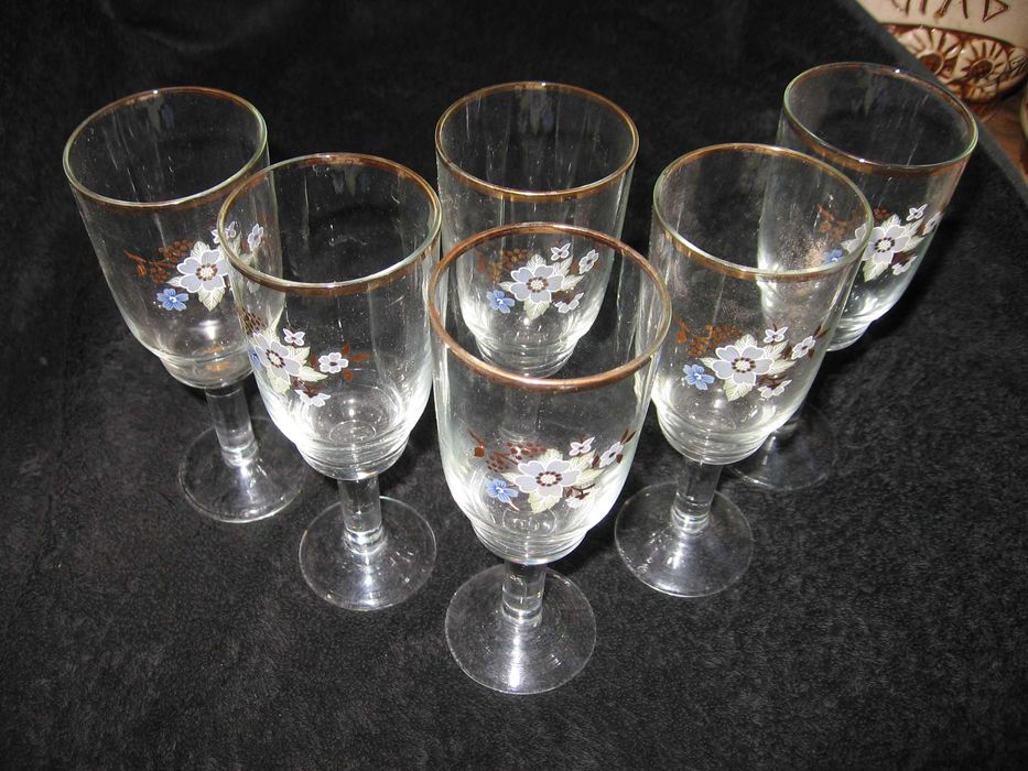 Бокали скляні СРСР комплект 6 шт.