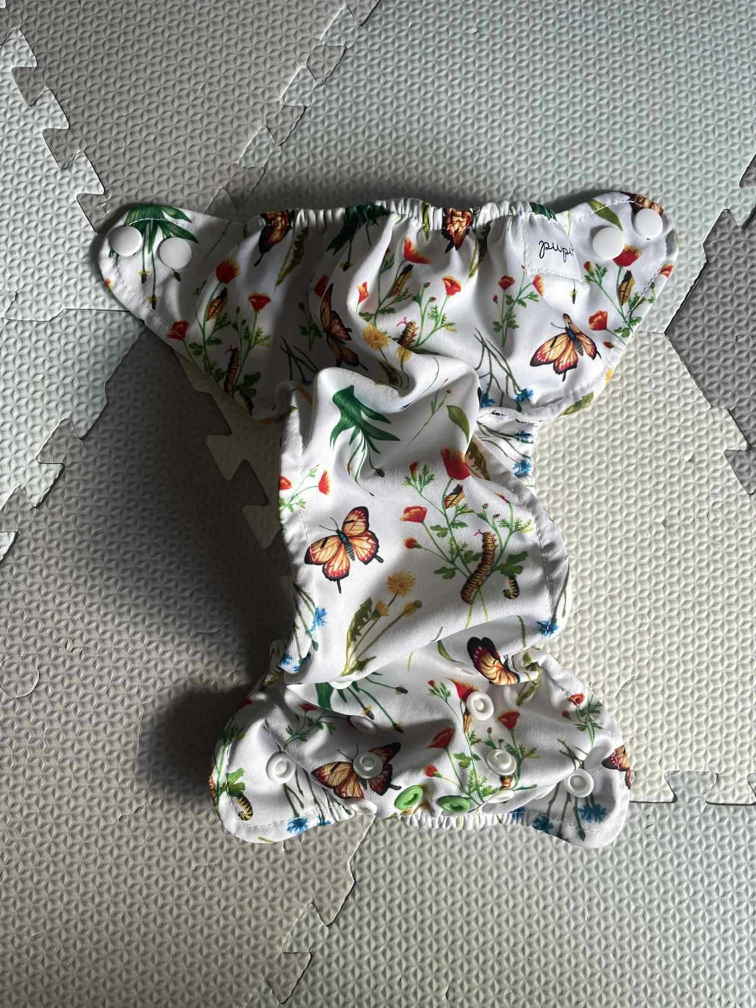 Otulacz PUL Newborn PUPUS "w trawie"