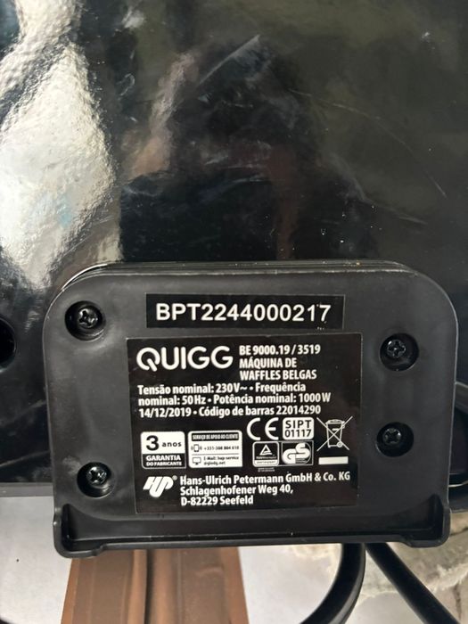 Maquina de waffle