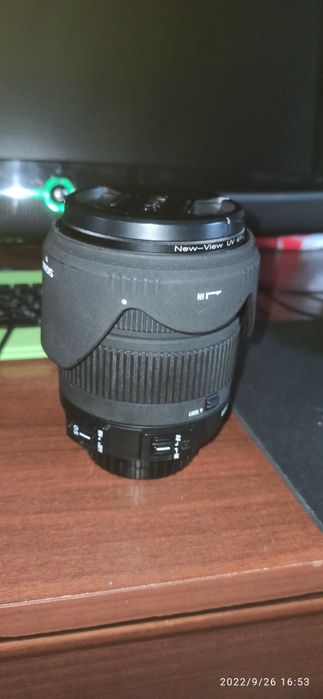 Sigma 18-125 1/3.5-5.6 VR, бленда, кришки