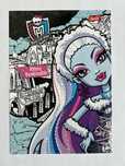 duża karteczka do segregatora monster high Abbey Bombinable