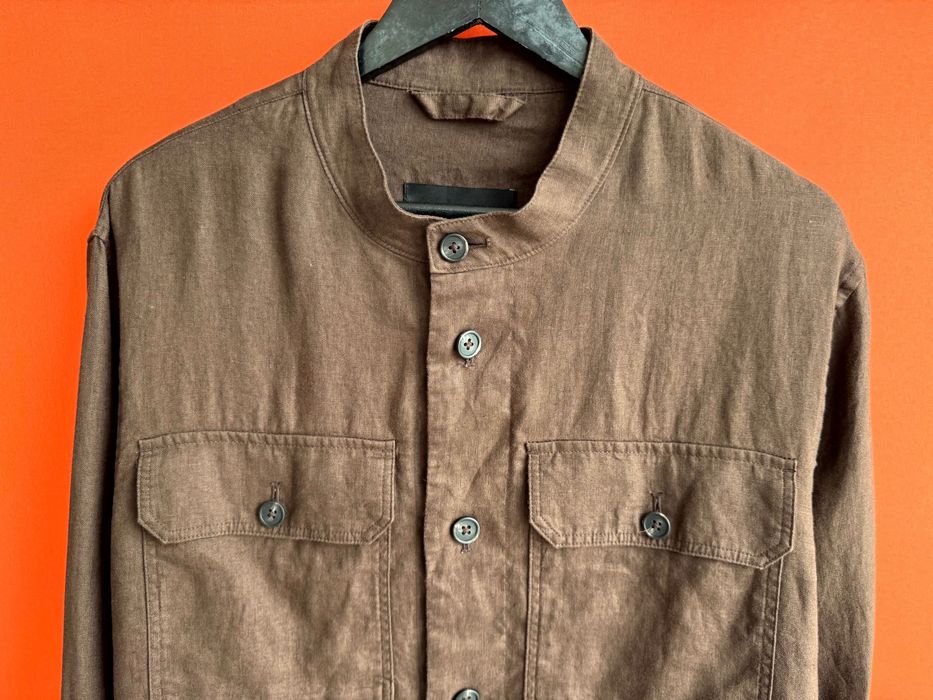 Massimo Dutti Оригінал чоловічаляна сорочка куртка овершот розмір L