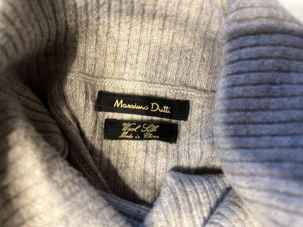 Golf szary massimo dutti