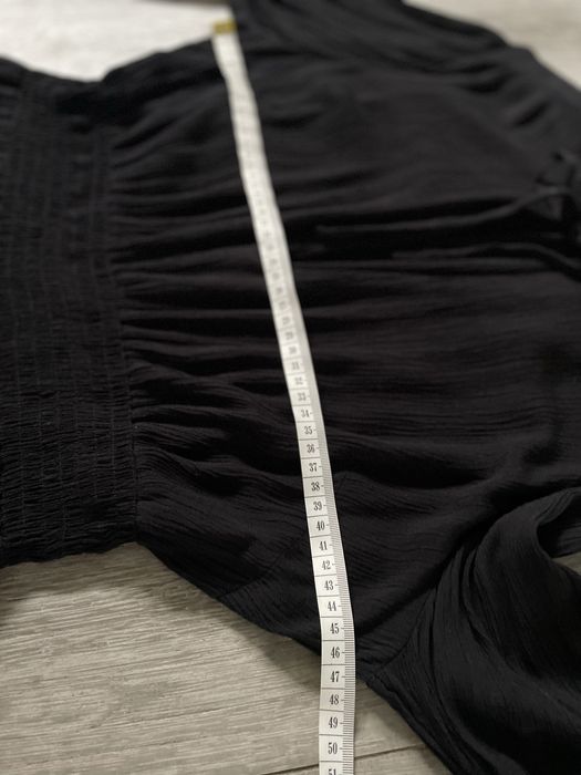 Missguided sukienka muślin czarna boho styl M 38