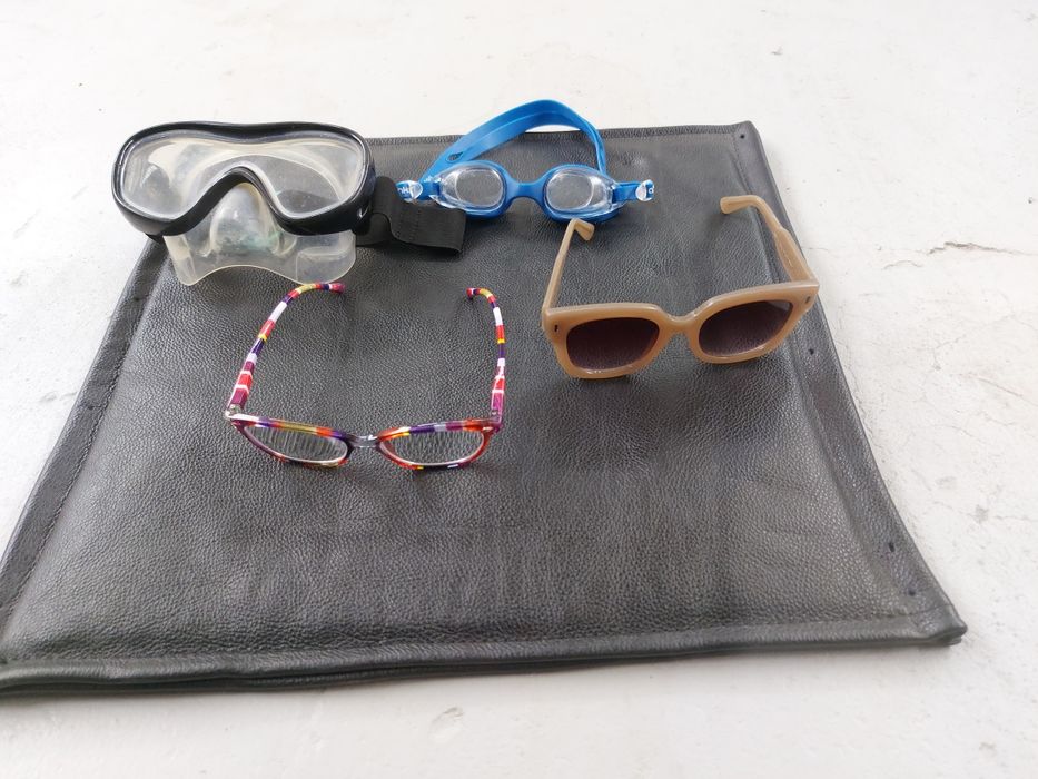 4  tipos de 0culos 1 de sol  dexer 2 d Mergulho