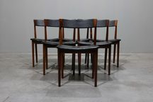 Cadeiras Henry Rosengren Hansen em pau santo | Modelo 39
