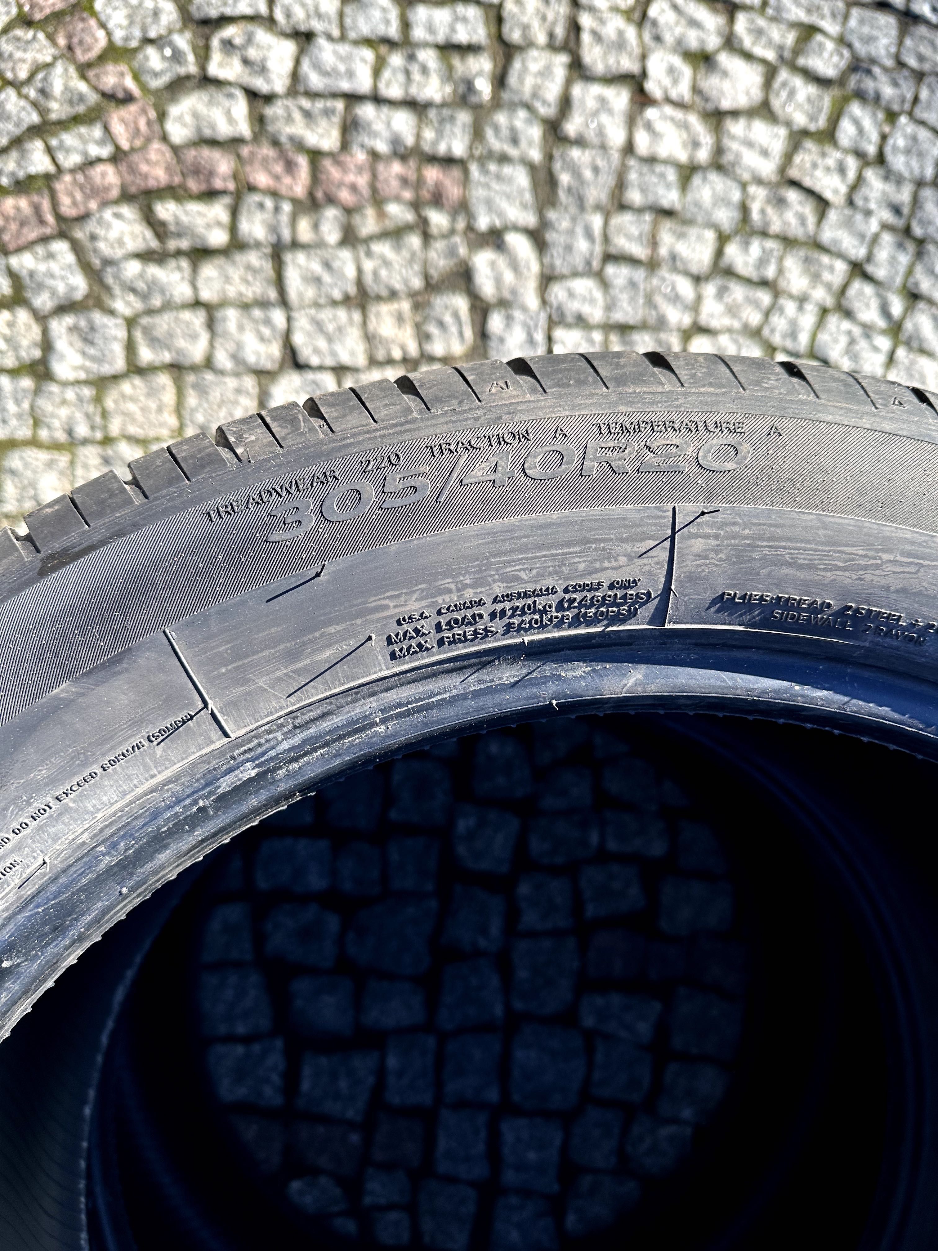 Opony letnie HANKOOK ventus S1 evo SUV 275/45R20 305/40R20 Jak nowe