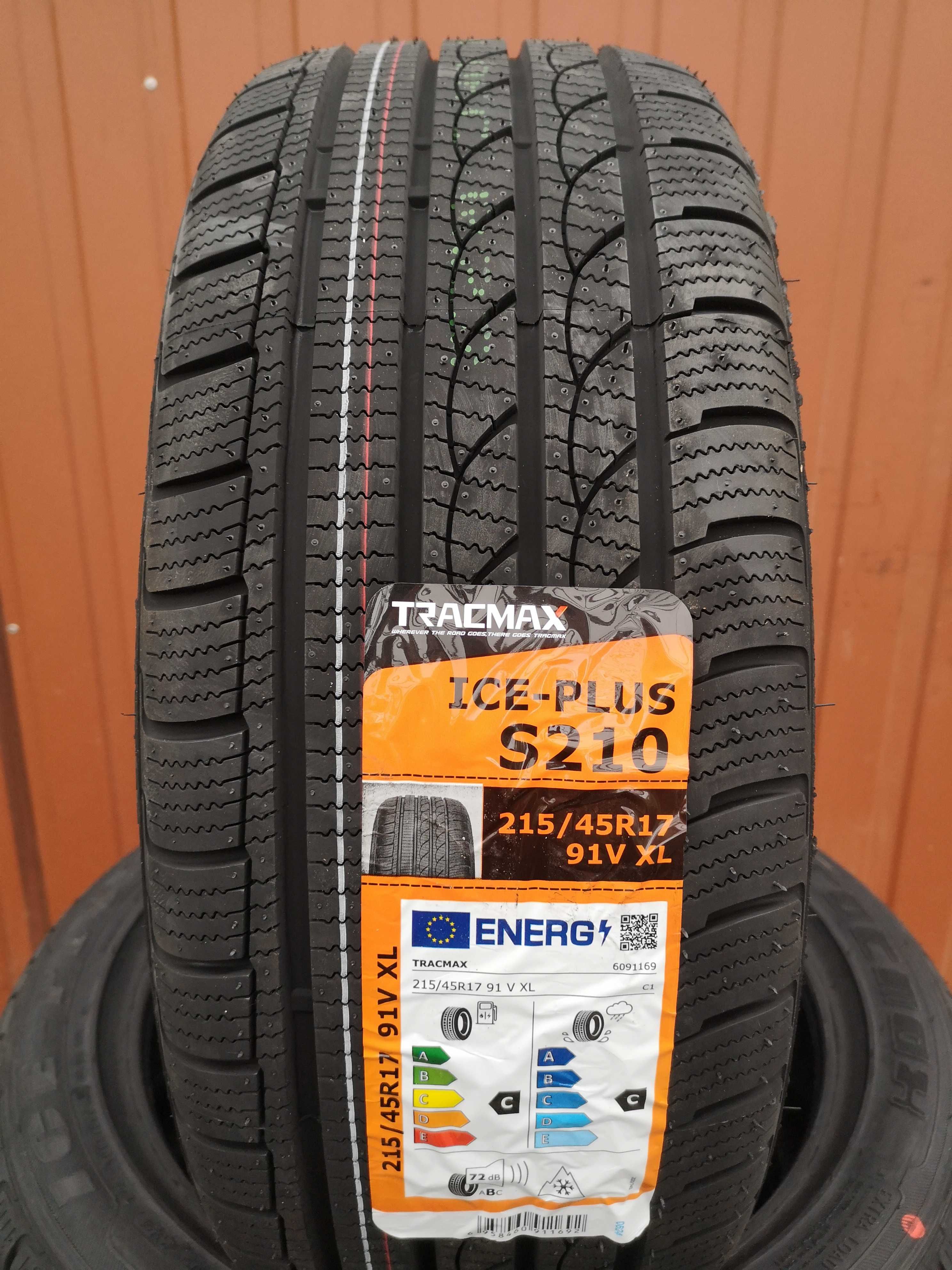 215/45 R17 91V XL - Tracmax Ice-Plus S210 (4 sztuki) NOWE