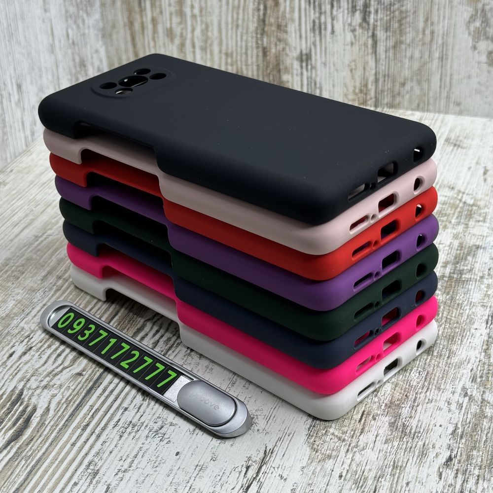 Не пачкаются. Чехол Silicone Case на Xiaomi Poco X3 Pro/ X3 NFC