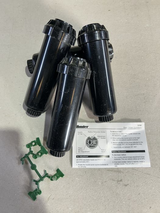 Vendo aspersores de rega novos HUNTER