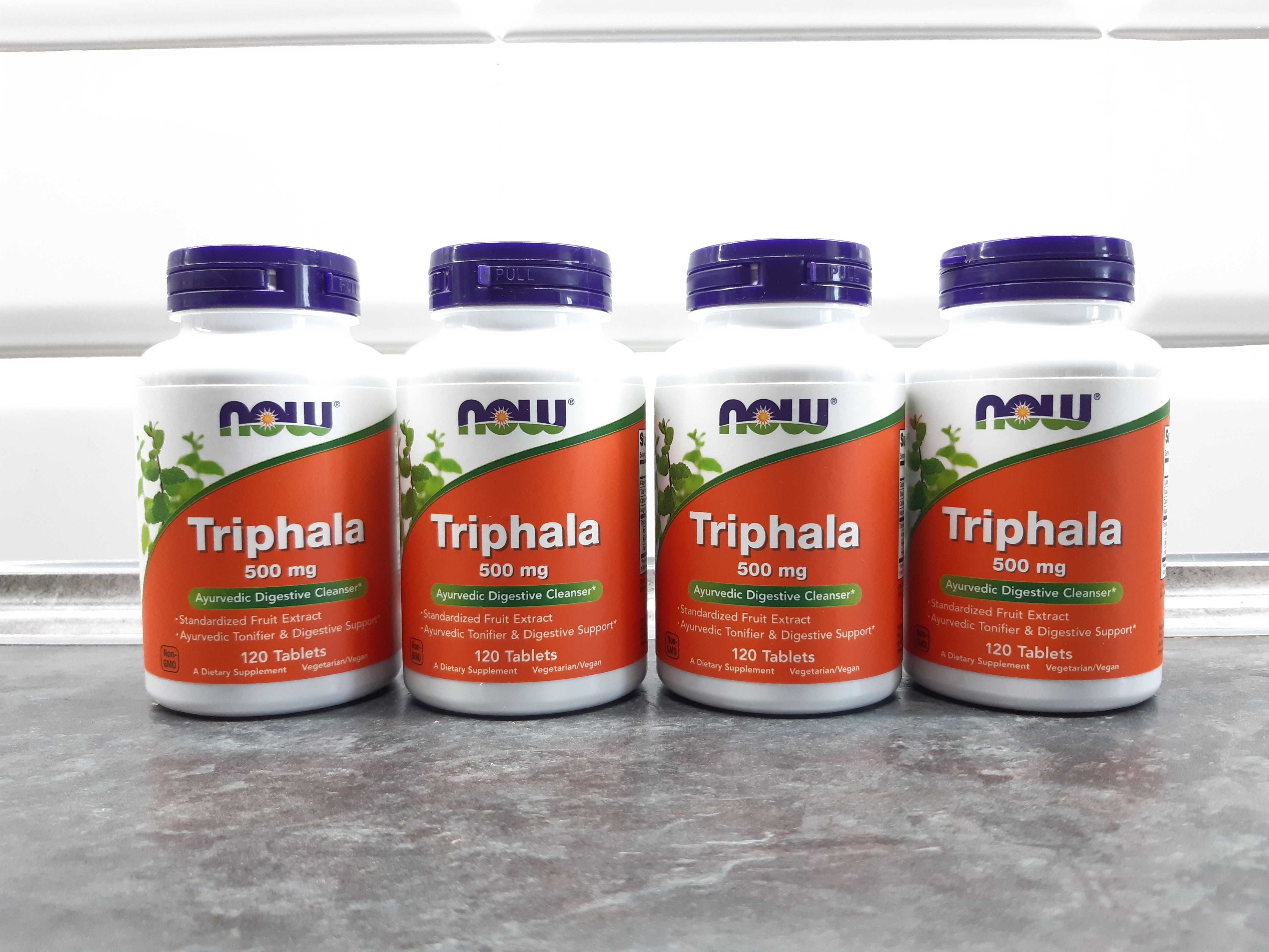 Now Foods, Triphala 500 мг (120 таб.), трифала