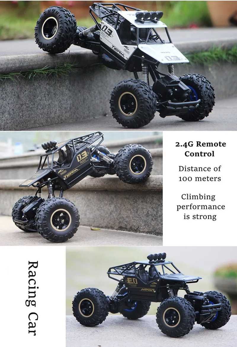 Monster truck samochód zdalnie sterowany 1:16 28 cm