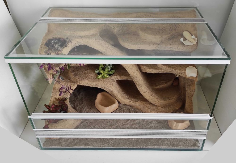 Terrarium dla jaszczurki, gekona lamparciego, TW10P2, AquaWaves