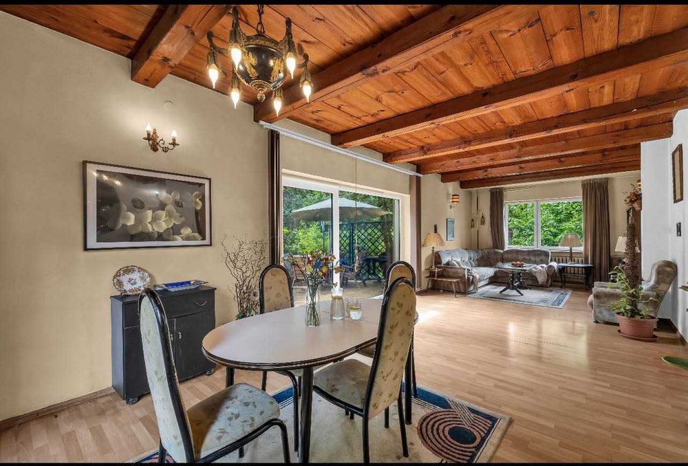 Zyrandol mosiezny 6 ramienny